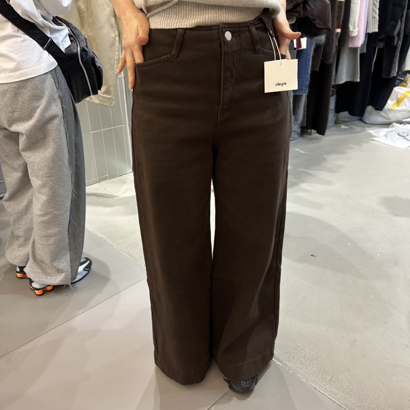 ALEGRE韓國直郵㊣女士新品真品熱賣推薦人氣職業休閑牛仔褲ALEGRE牛仔褲圖色2