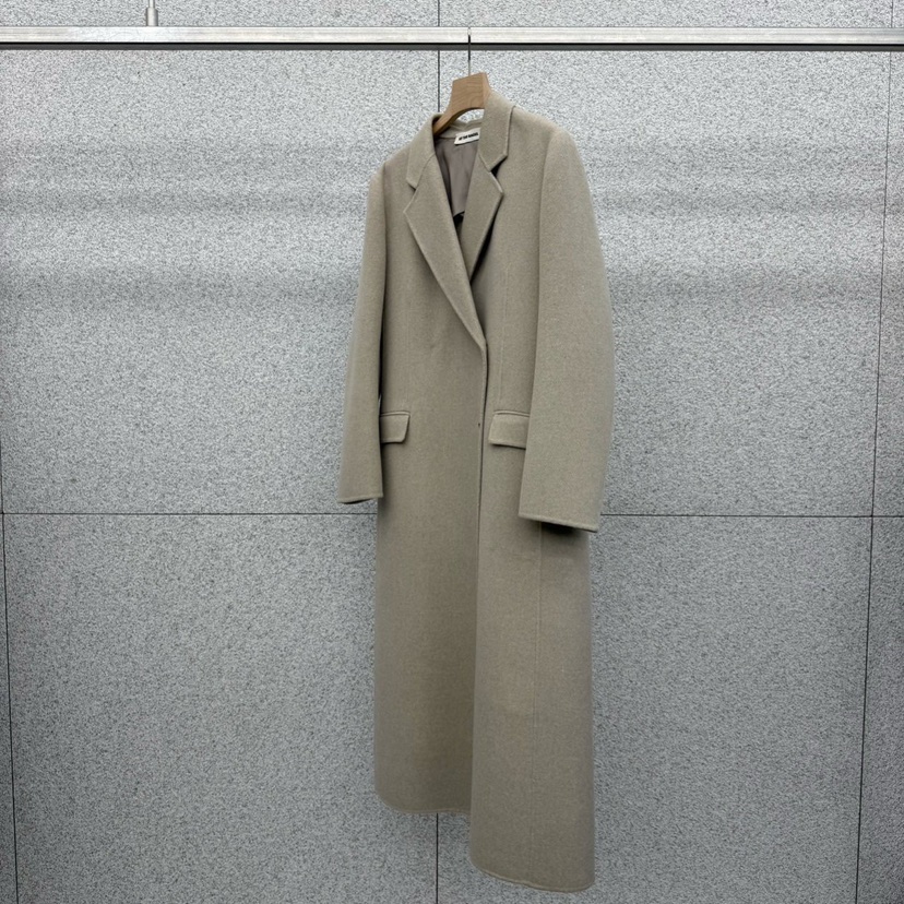 AT THE BAGEL東大門㊣實拍女裝新品人氣推薦職業中長款大衣AT THE BAGEL中長款大衣