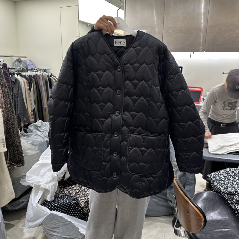 BENE東大門㊣直郵女裝新品人氣時尚熱賣25秋冬推薦短款棉服BENE短款棉服圖色2