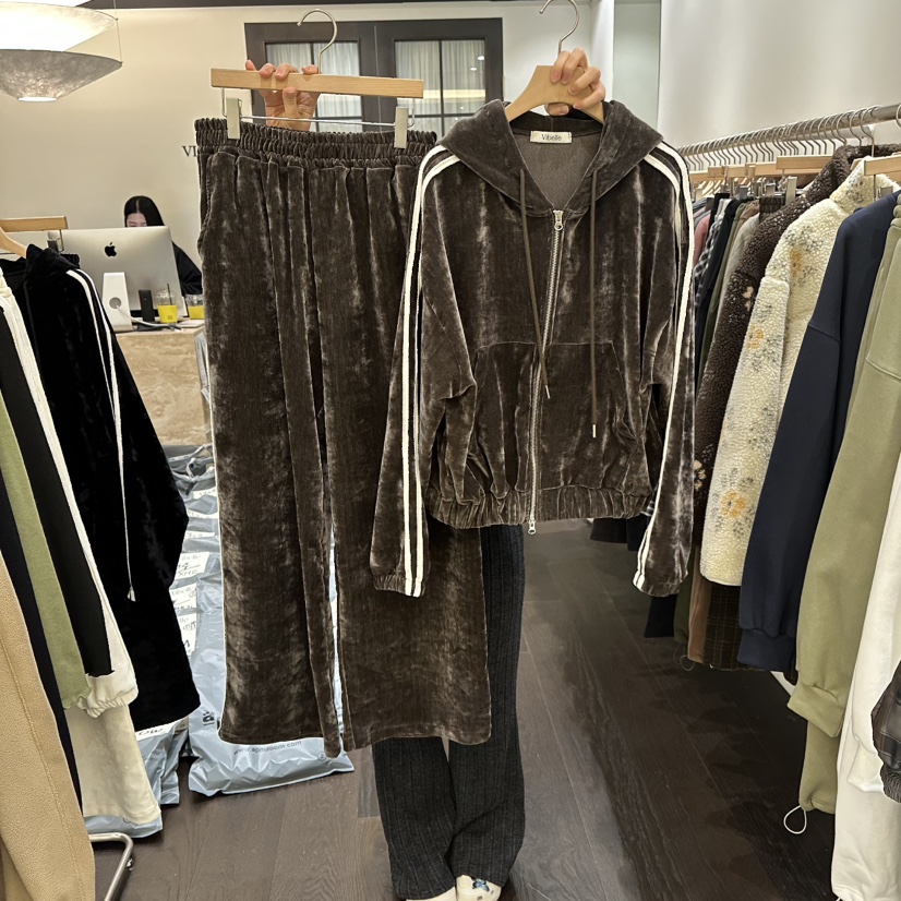 VIBELLE東大門㊣實拍女裝新品時尚人氣熱賣休閑職業25秋冬套裝VIBELLE套裝圖色2