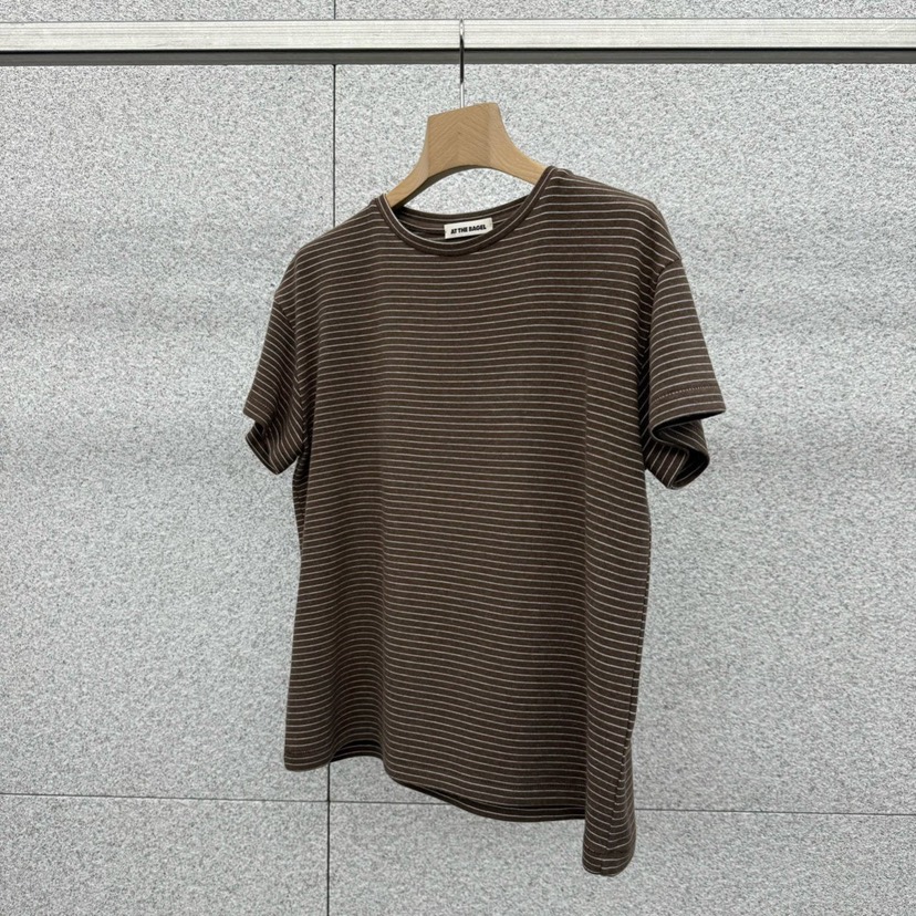 AT THE BAGEL東大門㊣實拍女裝新款推薦人氣休閑職業25秋冬T恤AT THE BAGELT恤