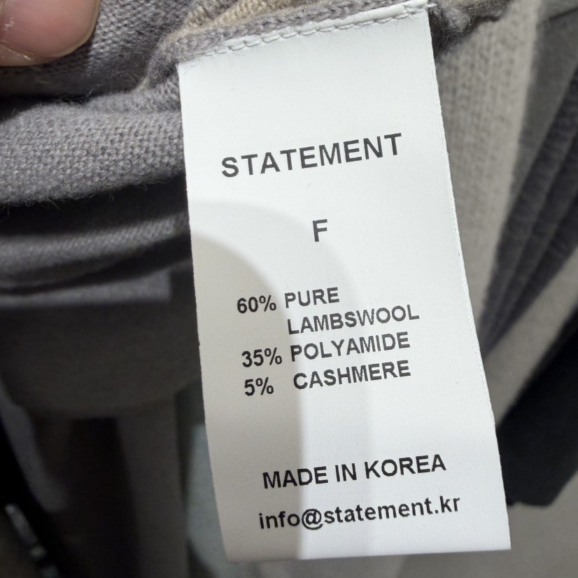 STATEMENT韓國直郵㊣女裝新款職業人氣休閑時尚推薦真品針織衫STATEMENT針織衫