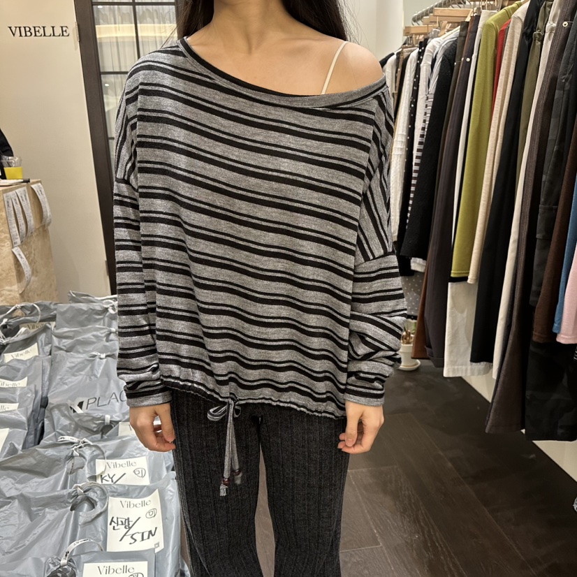 VIBELLE東大門㊣代購女裝新品熱賣時尚推薦職業真品長袖T恤VIBELLE長袖T恤圖色3