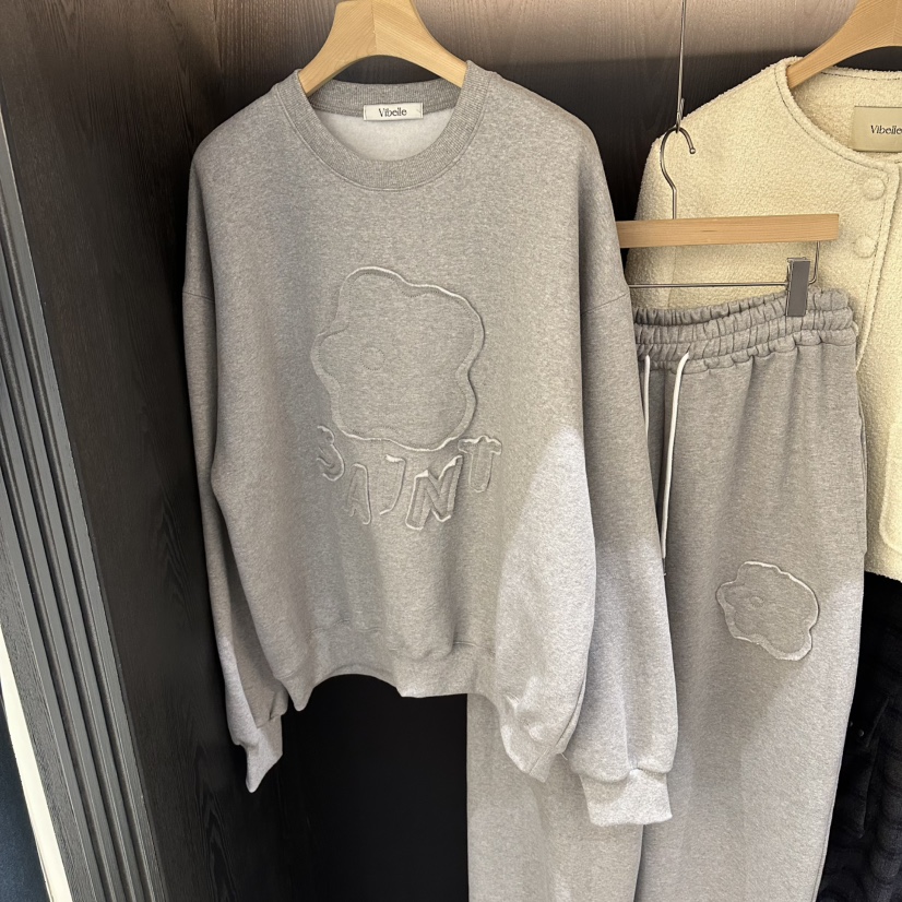 VIBELLE東大門㊣代購女士新款熱賣真品時尚休閑職業衛衣加絨VIBELLE衛衣圖色4