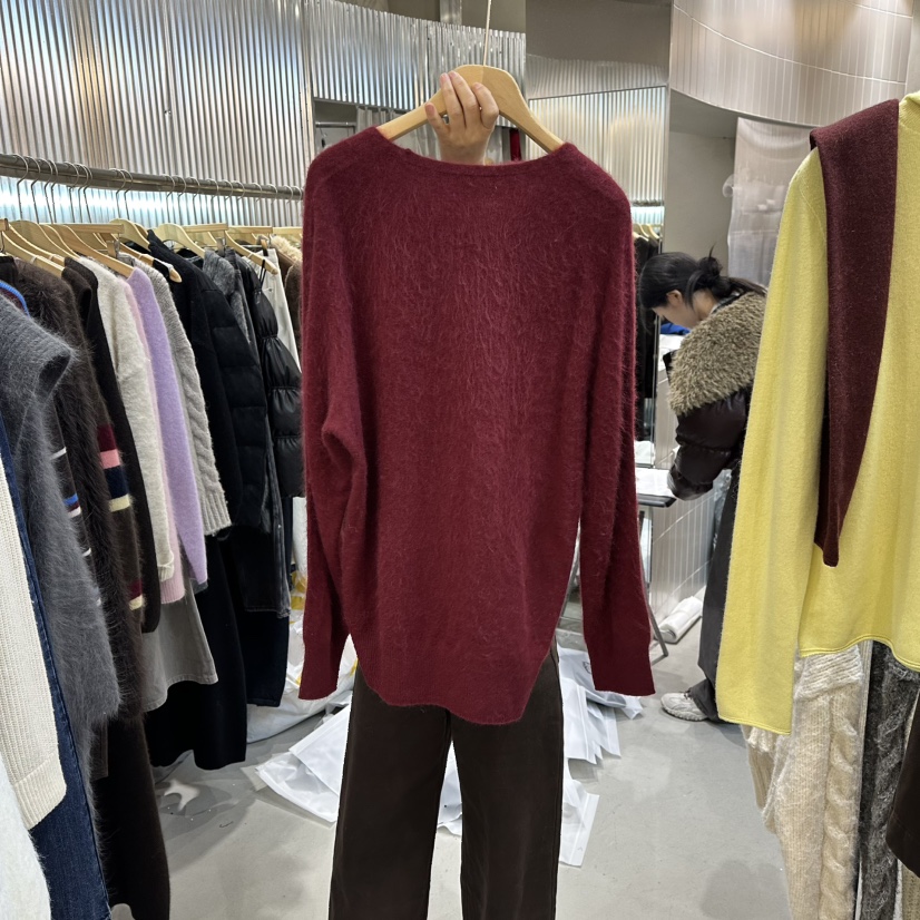 ALEGRE東大門㊣實拍女裝新品時尚推薦25秋冬真品針織衫羊毛ALEGRE針織衫