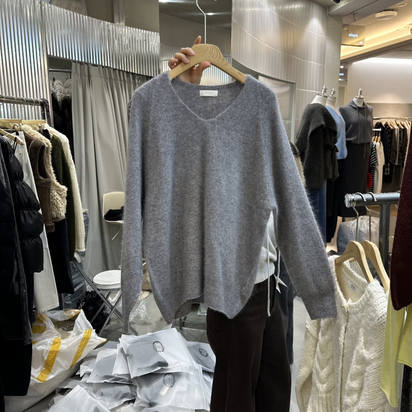 ALEGRE東大門㊣實拍女裝新品時尚推薦25秋冬真品針織衫羊毛ALEGRE針織衫圖色2