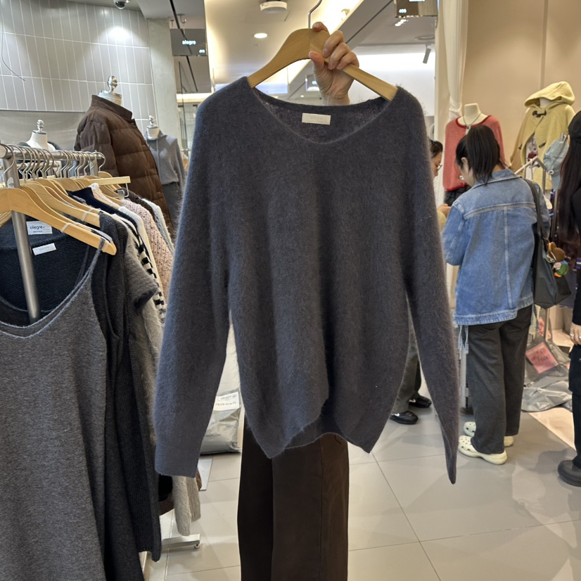 ALEGRE東大門㊣實拍女裝新品時尚推薦25秋冬真品針織衫羊毛ALEGRE針織衫圖色3