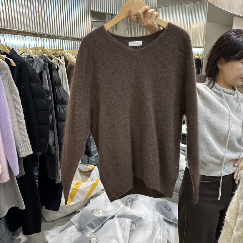 ALEGRE東大門㊣實拍女裝新品時尚推薦25秋冬真品針織衫羊毛ALEGRE針織衫圖色4