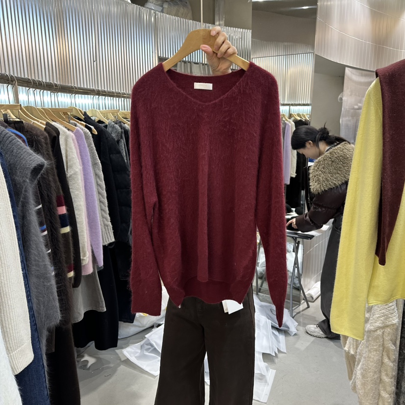 ALEGRE東大門㊣實拍女裝新品時尚推薦25秋冬真品針織衫羊毛ALEGRE針織衫圖色5