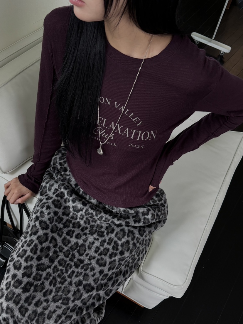 BENE韓國代購㊣女裝新款25秋冬真品職業休閑熱賣時尚長袖T恤BENE長袖T恤圖色5