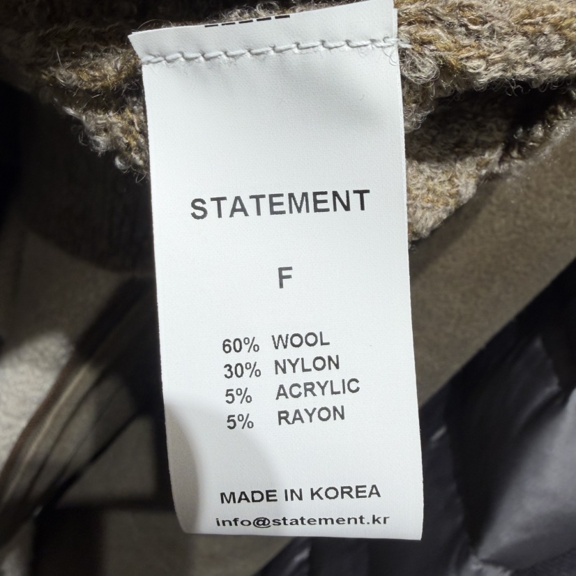 STATEMENT東大門㊣直郵女裝新品熱賣推薦休閑人氣時尚真品馬甲STATEMENT馬甲