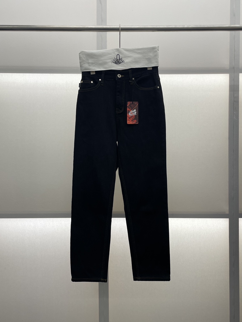 MILUI東大門㊣代購女士新品休閑人氣職業真品25秋冬時尚牛仔褲MILUI牛仔褲