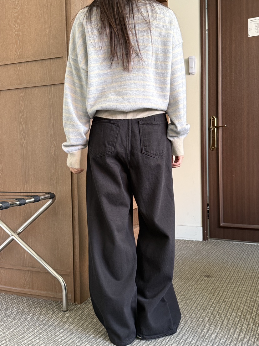 EOMPIT韓國直郵㊣女士新款職業休閑時尚人氣真品熱賣牛仔褲EOMPIT牛仔褲