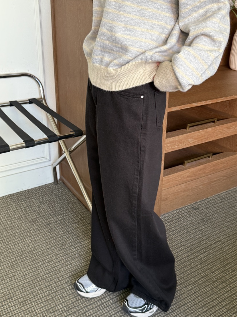 EOMPIT韓國直郵㊣女士新款職業休閑時尚人氣真品熱賣牛仔褲EOMPIT牛仔褲