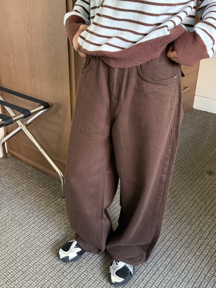 EOMPIT韓國直郵㊣女裝新品職業推薦時尚人氣熱賣真品牛仔褲EOMPIT牛仔褲