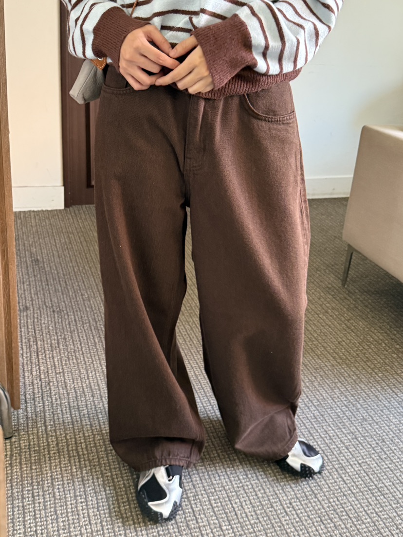 EOMPIT韓國直郵㊣女裝新品職業推薦時尚人氣熱賣真品牛仔褲EOMPIT牛仔褲