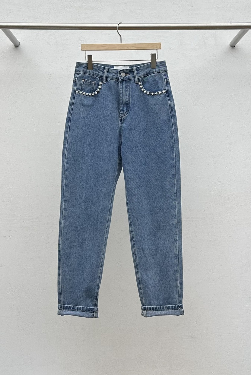 RE:FRESH-L韓國代購㊣女裝新款職業人氣真品25秋冬熱賣牛仔褲RE:FRESH牛仔褲