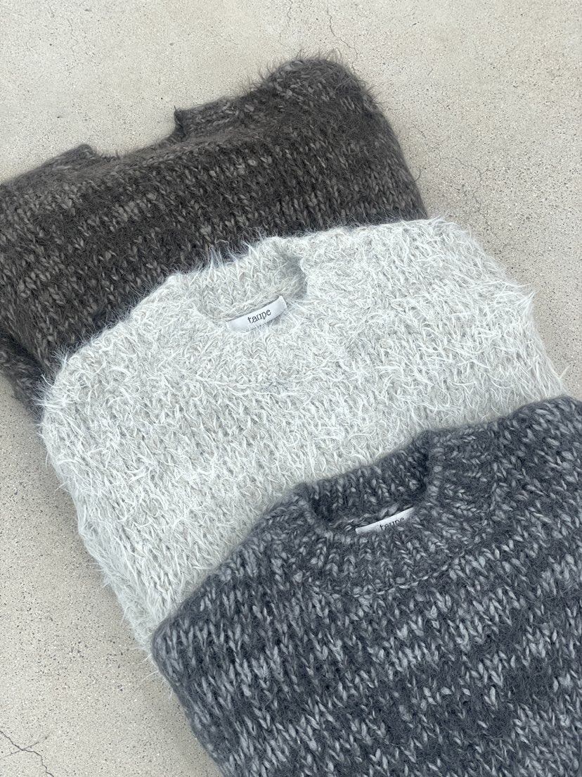 TAUPE韓國代購㊣女裝新款人氣真品職業休閑推薦25秋冬針織衫TAUPE針織衫