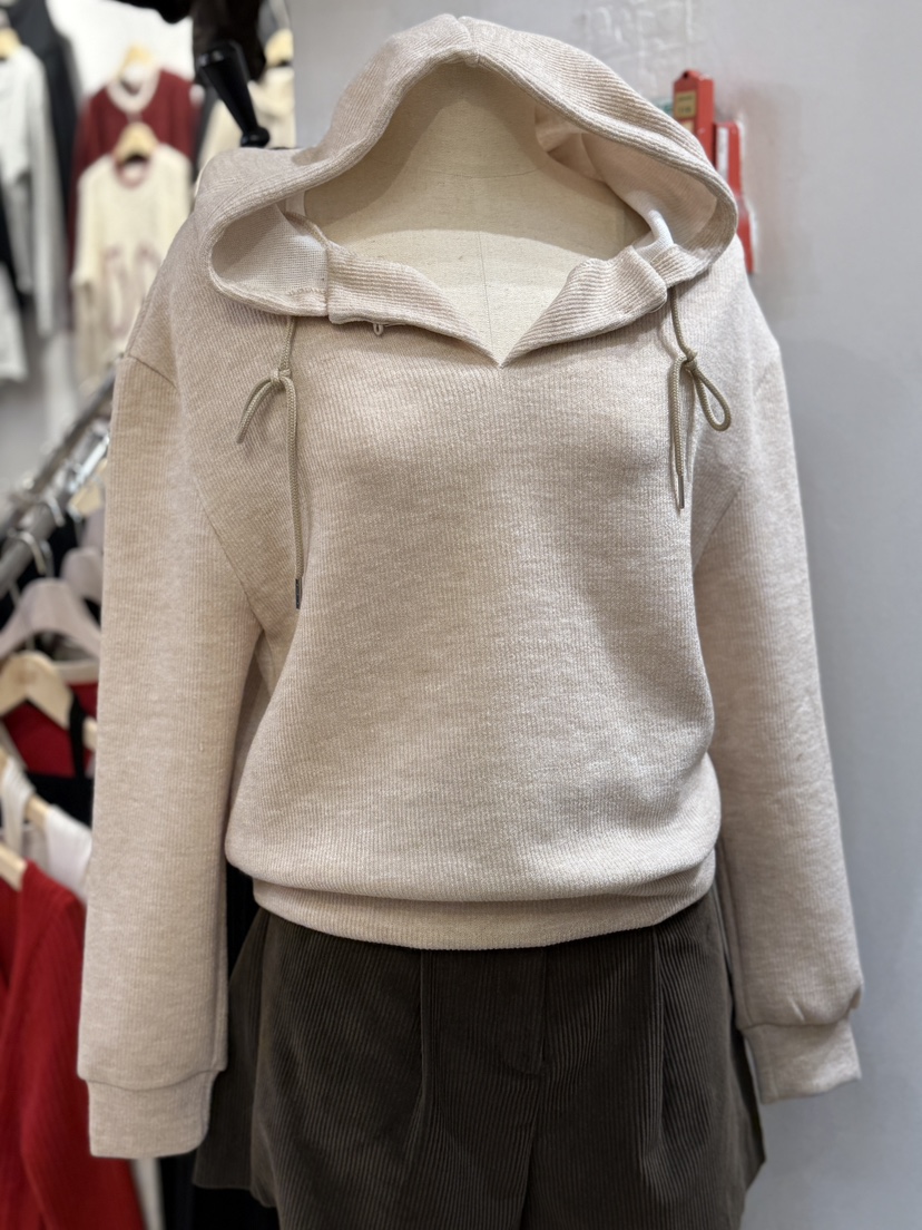 EOMPIT韓國代購㊣女士新品熱賣時尚人氣25秋冬推薦職業衛衣EOMPIT衛衣圖色2