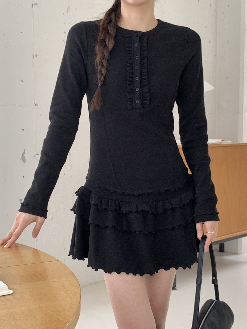 RE:OPENING東大門㊣直郵女裝新款真品人氣25秋冬職業連衣裙RE:OPENING連衣裙