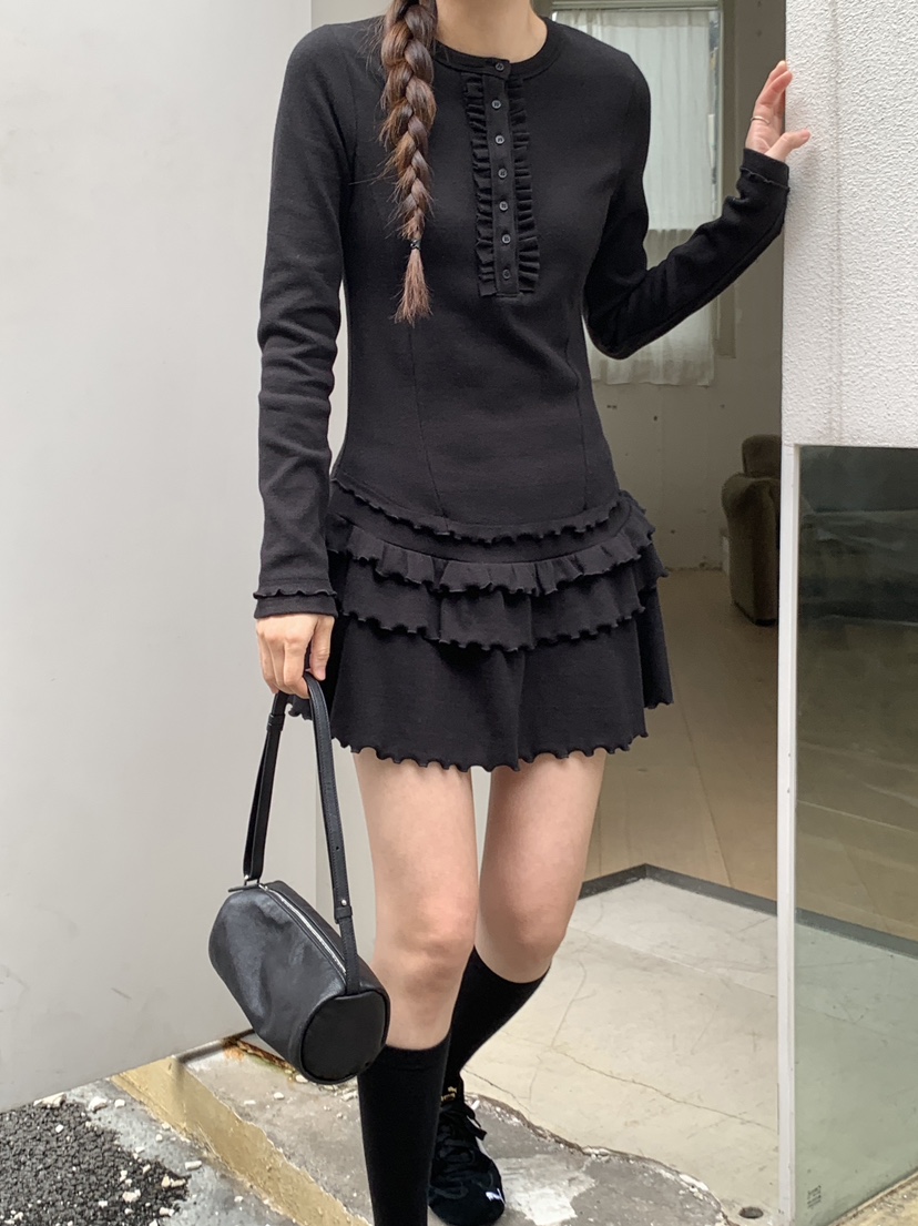 RE:OPENING東大門㊣直郵女裝新款真品人氣25秋冬職業連衣裙RE:OPENING連衣裙