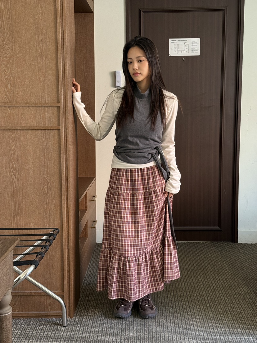 EOMPIT東大門㊣直郵女士新款推薦熱賣時尚真品人氣25秋冬長裙EOMPIT長裙