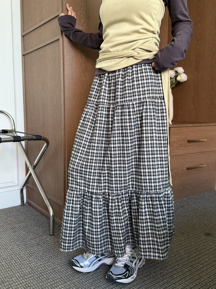 EOMPIT東大門㊣直郵女士新款推薦熱賣時尚真品人氣25秋冬長裙EOMPIT長裙圖色2