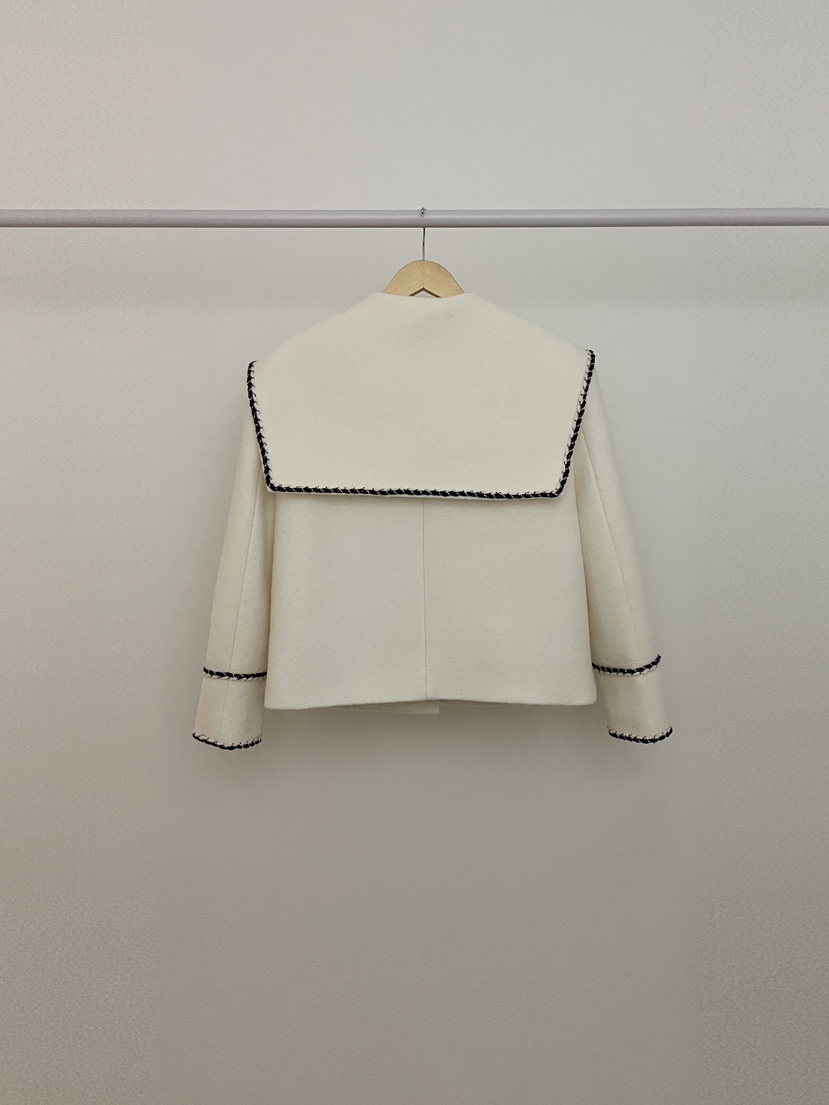 RE:OPENING東大門㊣實拍女士新款時尚推薦25秋冬職業短款大衣RE:OPENING短款大衣