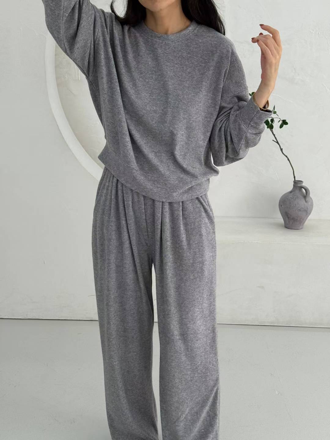 1mm韓國直郵㊣女裝新品職業推薦休閑人氣時尚真品25秋冬套裝棉1mm套裝