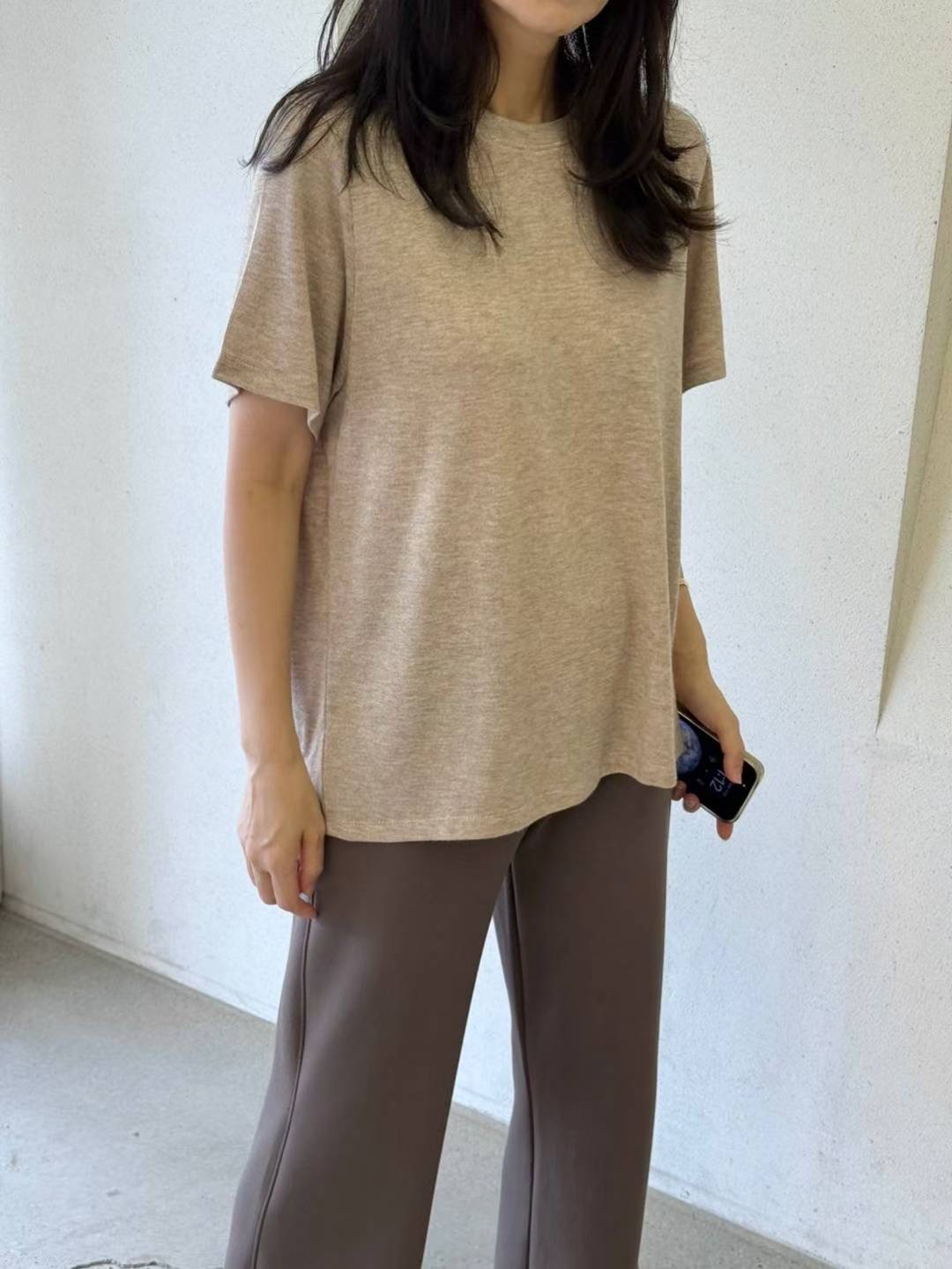 1mm韓國代購㊣女裝新品25秋冬推薦休閑職業真品時尚熱賣T恤1mmT恤