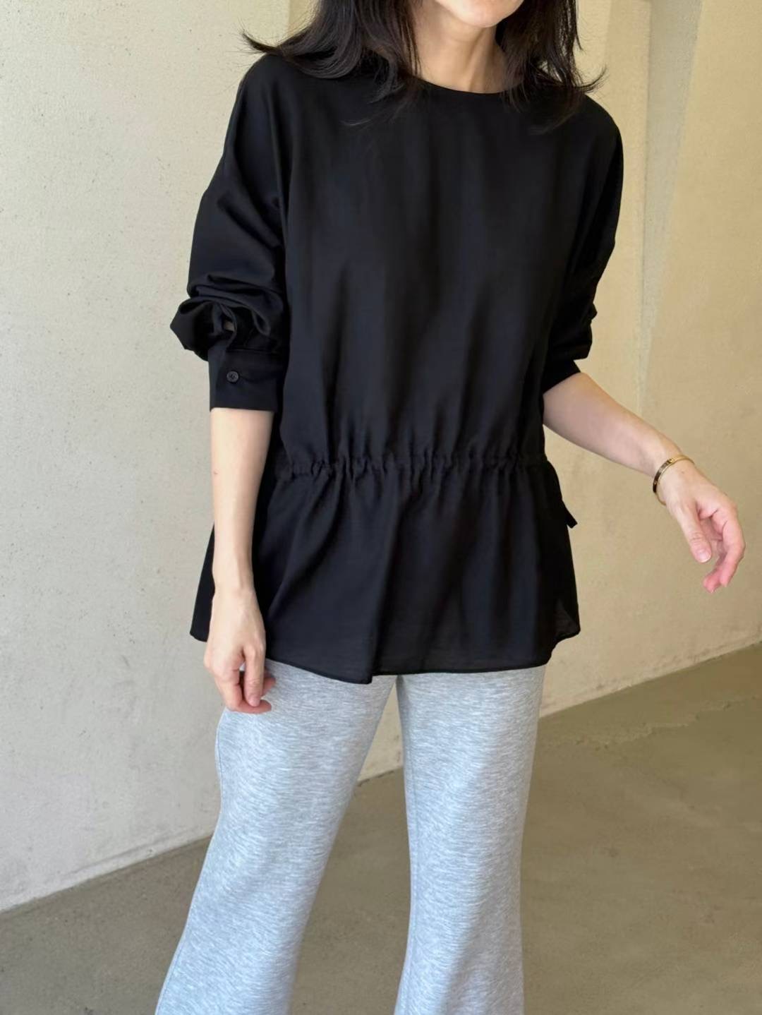 1mm東大門㊣代購女士新品休閑熱賣職業25秋冬時尚襯衫蕾絲衫1mm襯衫/蕾絲衫圖色3