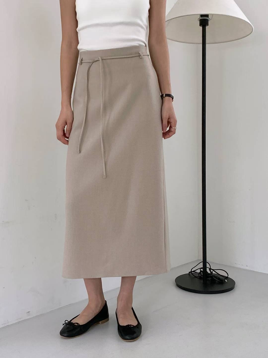 MUTE東大門㊣實拍女裝新品真品熱賣職業時尚25秋冬休閑長裙MUTE長裙圖色2