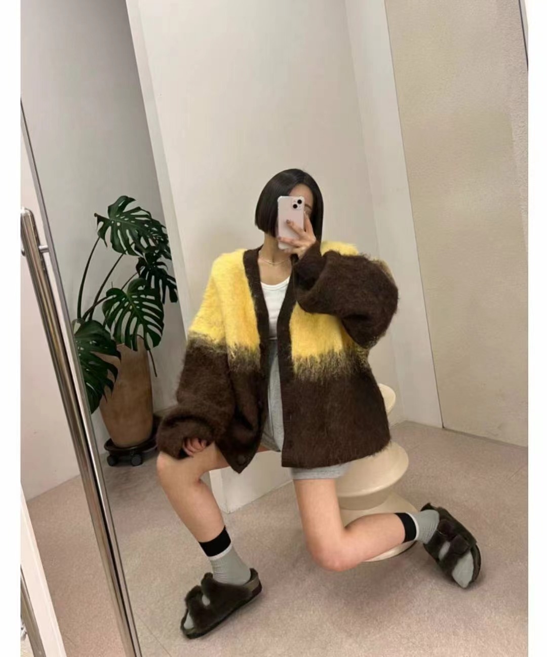 COZCAT-코즈켓-T東大門㊣實拍女士新品人氣時尚針織衫開衫COZCAT針織衫