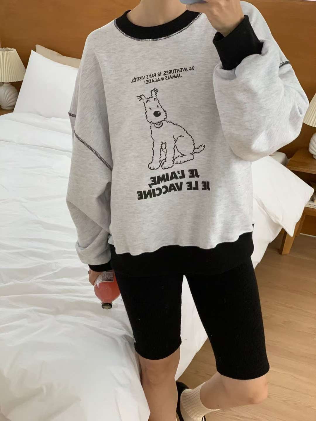 ARHEE韓國直郵㊣女裝新品推薦職業人氣真品時尚25秋冬休閑衛衣ARHEE衛衣圖色2