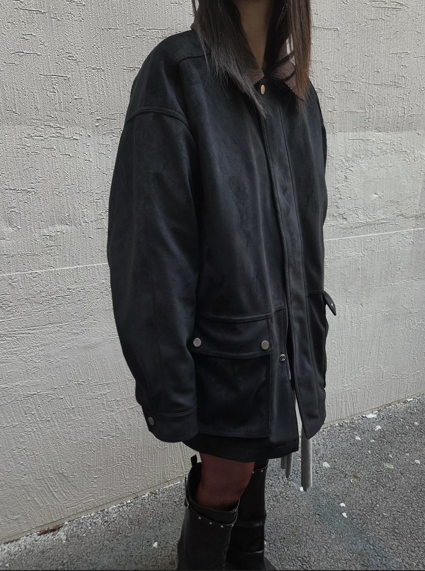 NEAR LEAP-P東大門㊣直郵女士新款真品人氣時尚休閑夾克麂皮NEAR LEAP夾克