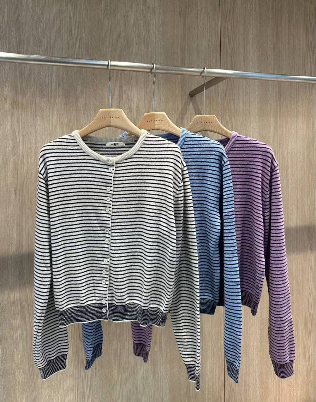 ARLOW東大門㊣代購女裝新品推薦時尚職業真品熱賣人氣針織衫ARLOW針織衫圖色3左三色