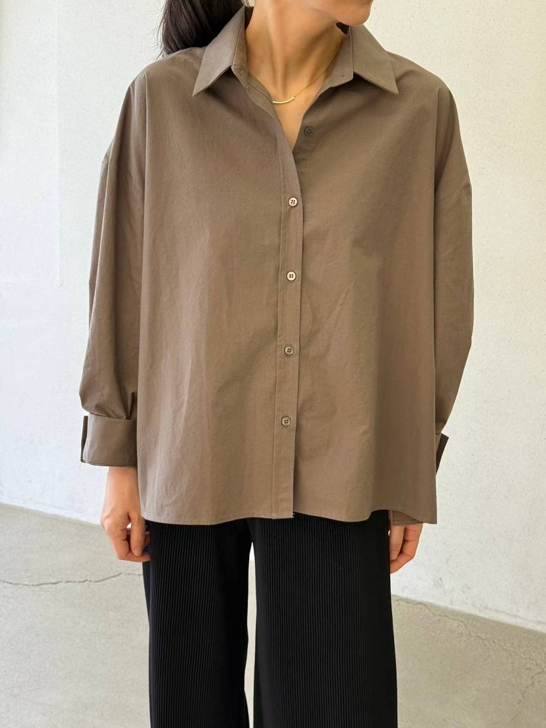 1mm東大門㊣代購女裝新品熱賣真品休閑時尚職業人氣襯衫蕾絲衫1mm襯衫/蕾絲衫圖色2