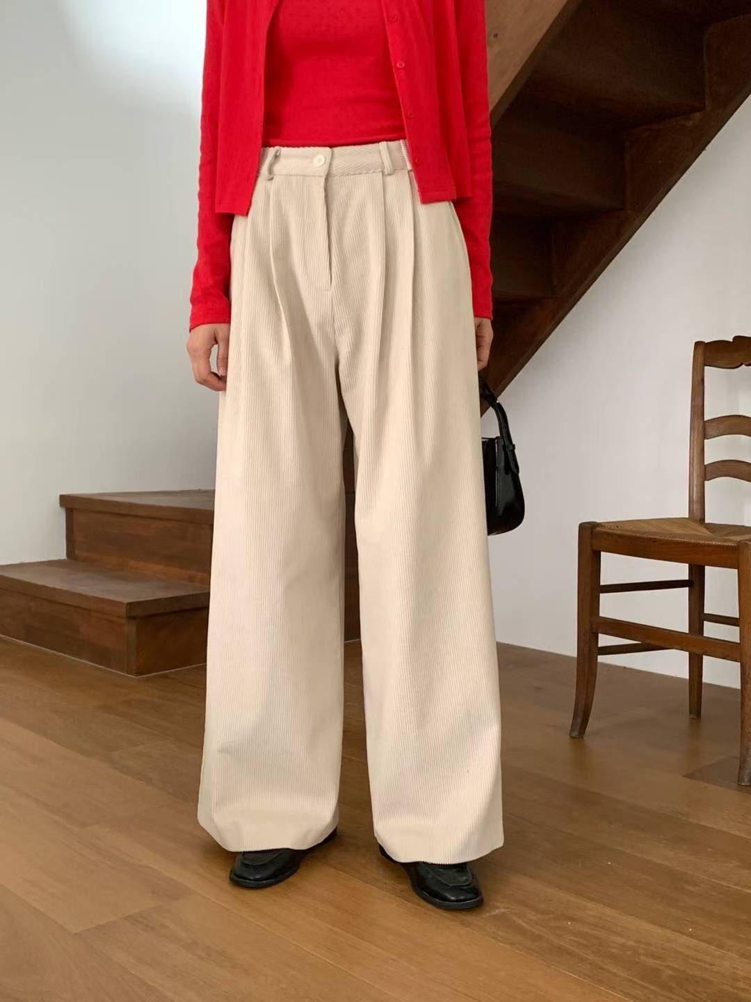 MUTE東大門㊣代購女裝新品25秋冬休閑真品熱賣人氣職業休閑褲MUTE休閑褲圖色3