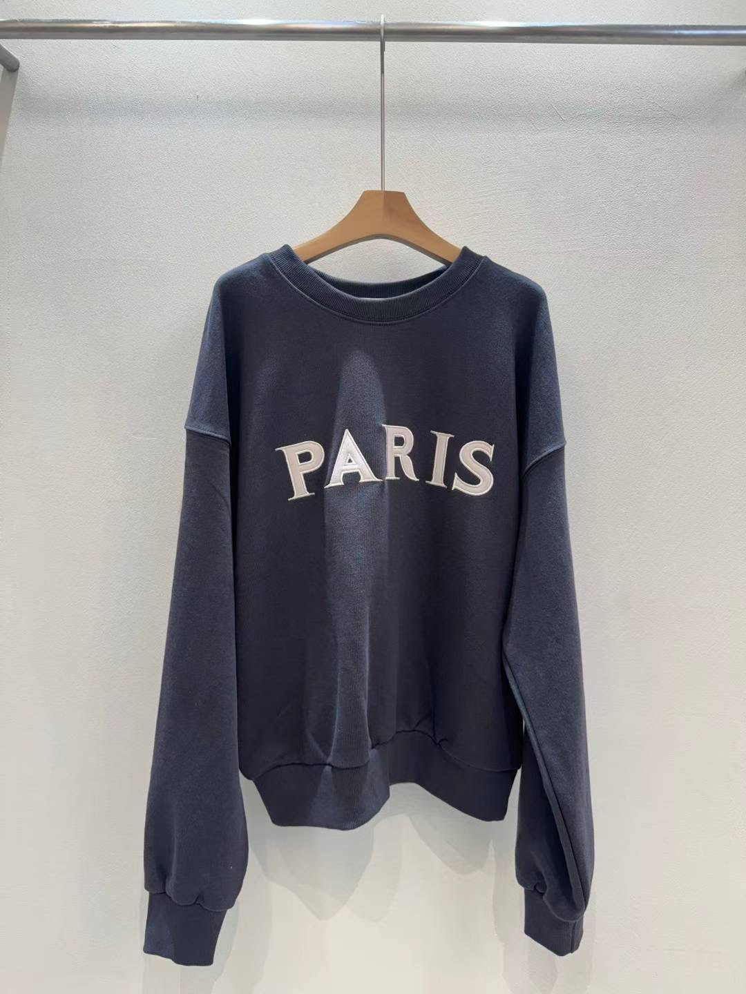 MUTE韓國代購㊣女裝新品真品25秋冬職業休閑熱賣時尚衛衣刺繡MUTE衛衣圖色3