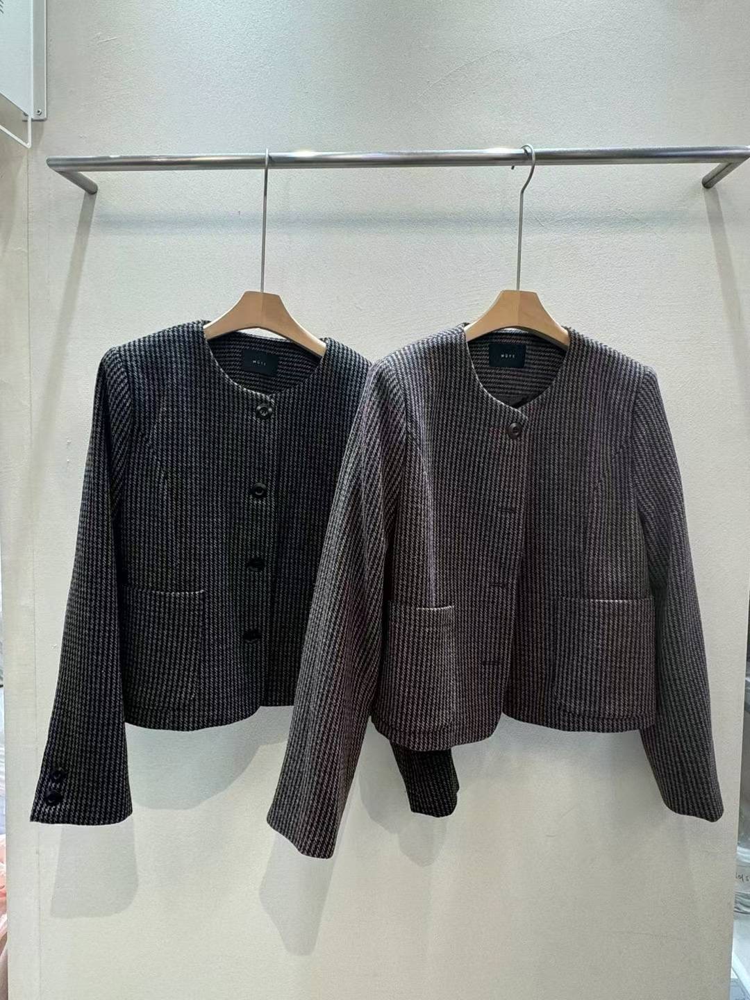 MUTE東大門㊣實拍女裝新品職業25秋冬時尚推薦熱賣休閑夾克MUTE夾克