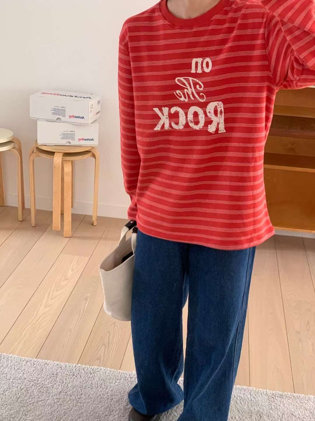 ARHEE東大門㊣直郵女裝新款休閑熱賣推薦時尚職業25秋冬長袖T恤ARHEE長袖T恤