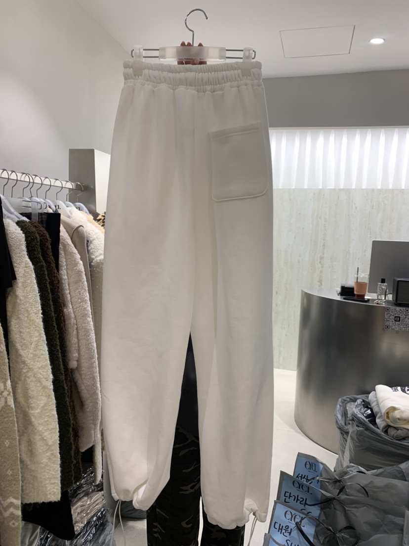 EYEL韓國代購㊣女士新品時尚職業熱賣真品推薦休閑休閑褲加絨EYEL休閑褲