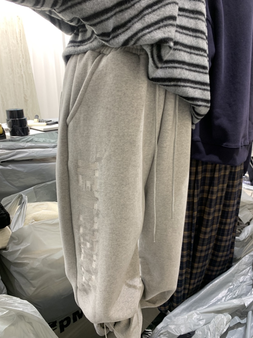 EYEL韓國代購㊣女士新品時尚職業熱賣真品推薦休閑休閑褲加絨EYEL休閑褲圖色2