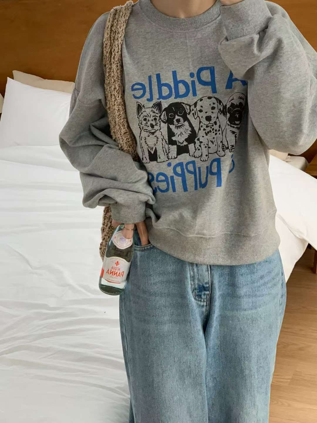 ARHEE韓國直郵㊣女裝新款職業25秋冬休閑人氣推薦熱賣真品衛衣ARHEE衛衣