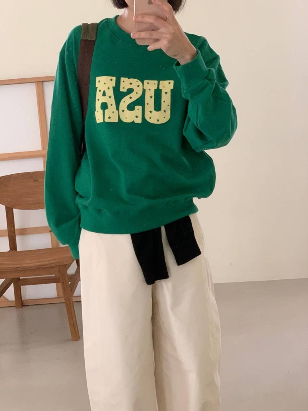 ARHEE東大門㊣直郵女裝新品時尚職業真品休閑推薦人氣熱賣衛衣ARHEE衛衣