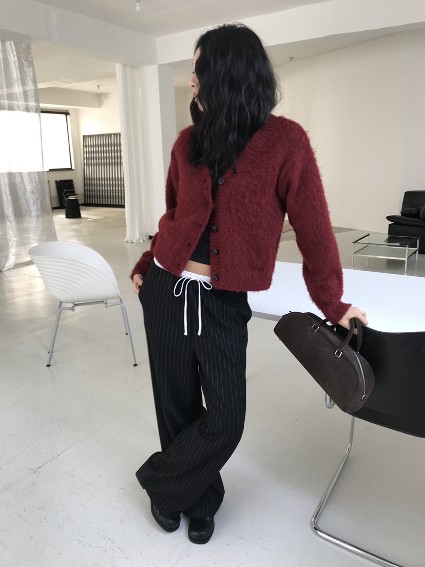 CEDARWOOD韓國直郵㊣女士新品熱賣25秋冬休閑推薦休閑褲羊毛CEDAR WOOD休閑褲