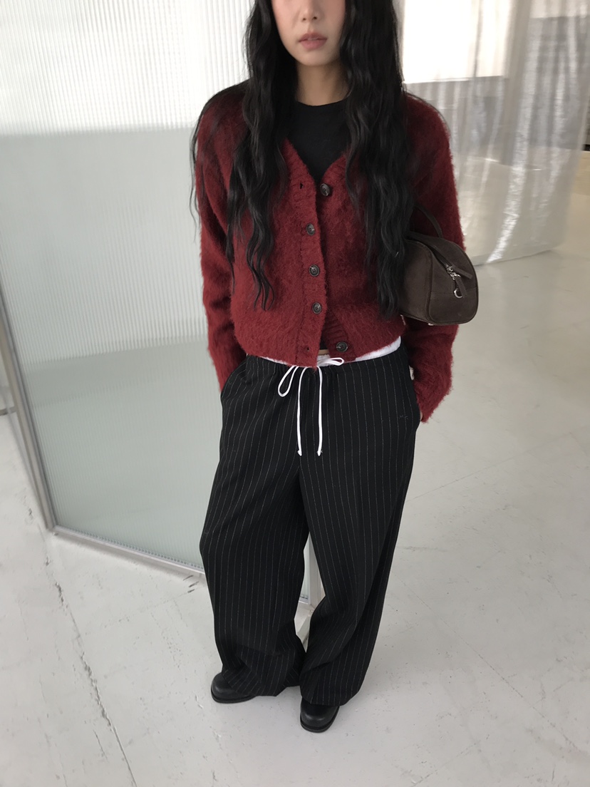 CEDARWOOD韓國直郵㊣女士新品熱賣25秋冬休閑推薦休閑褲羊毛CEDAR WOOD休閑褲