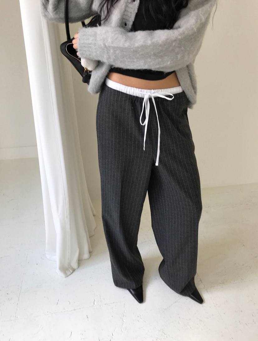 CEDARWOOD韓國直郵㊣女士新品熱賣25秋冬休閑推薦休閑褲羊毛CEDAR WOOD休閑褲