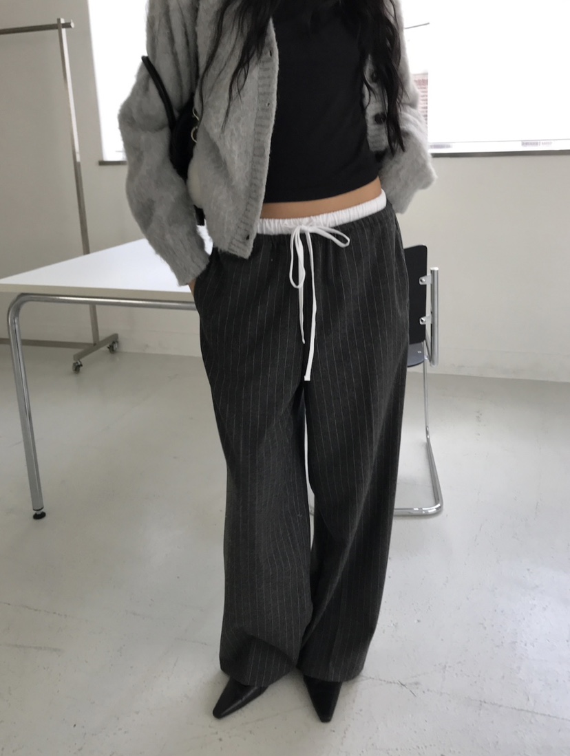 CEDARWOOD韓國直郵㊣女士新品熱賣25秋冬休閑推薦休閑褲羊毛CEDAR WOOD休閑褲