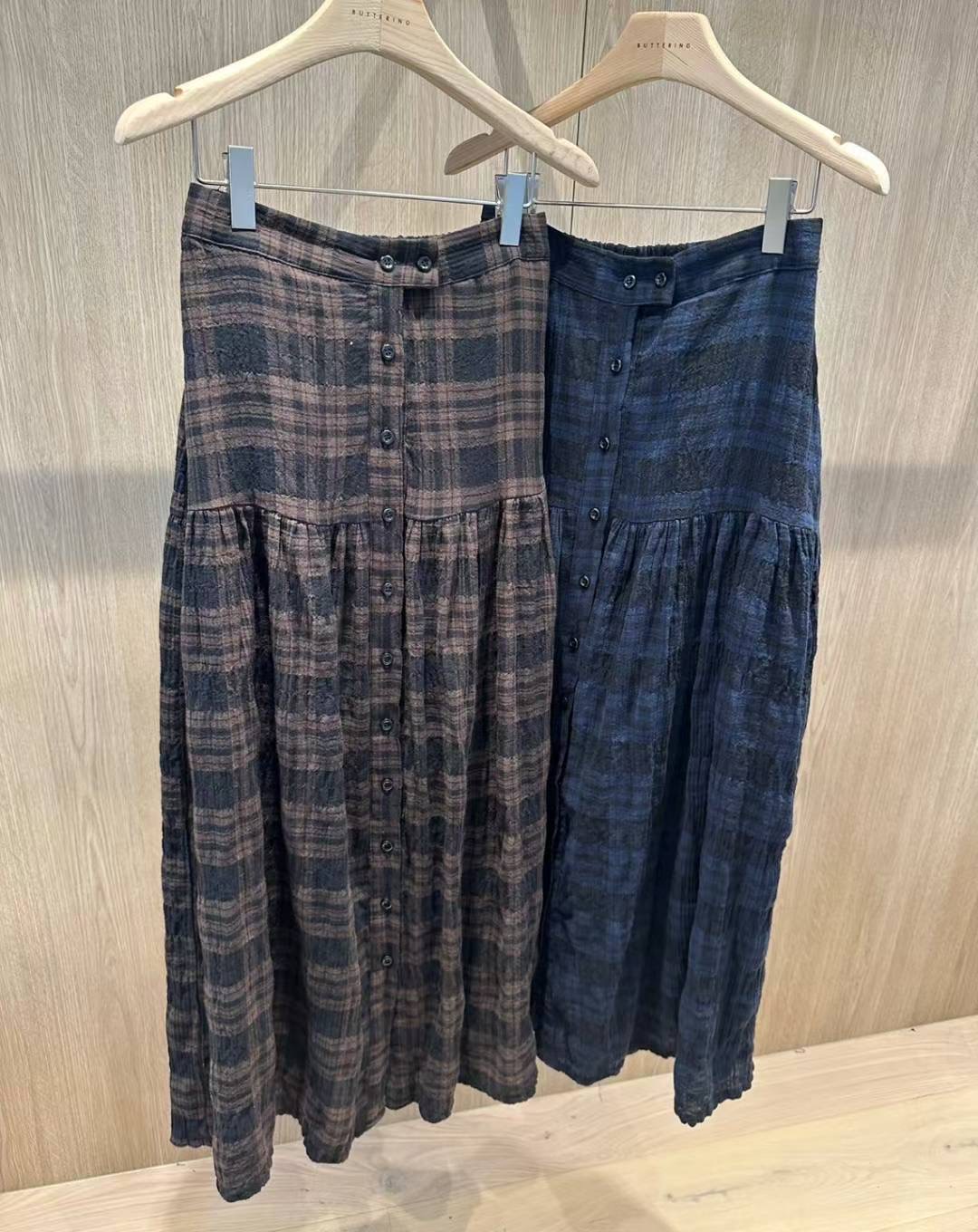 ARLOW東大門㊣實拍女裝新品時尚職業25秋冬真品人氣休閑長裙ARLOW長裙圖色2左二色